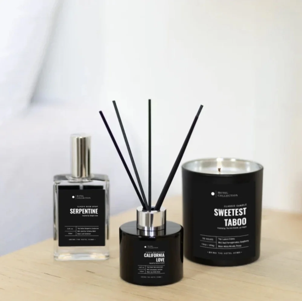 Hotel Collection Reed Diffuser - Black~ AUTUMN PINE